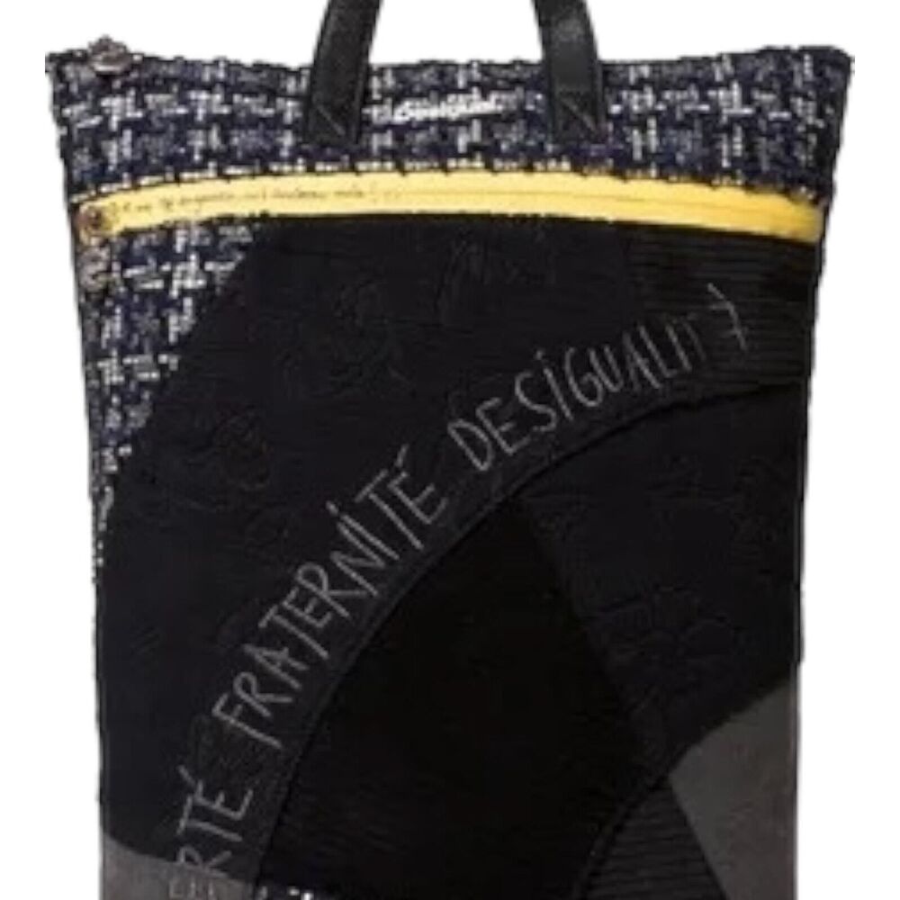 Desigual‎ Liberté Patch Baza Backpack Tote Bag New